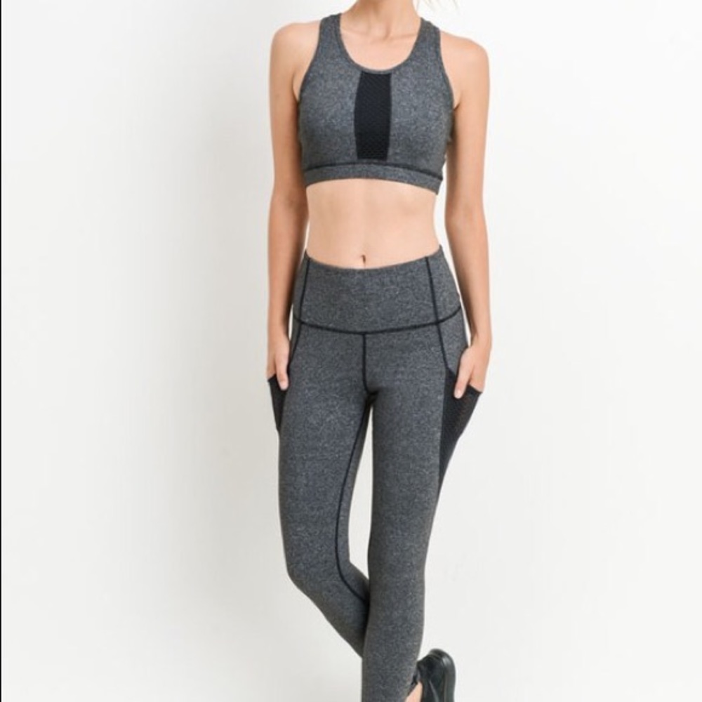 ❤️Mono B Highwaist Helix Trellis Mesh Leggings! - Picture 7 of 8